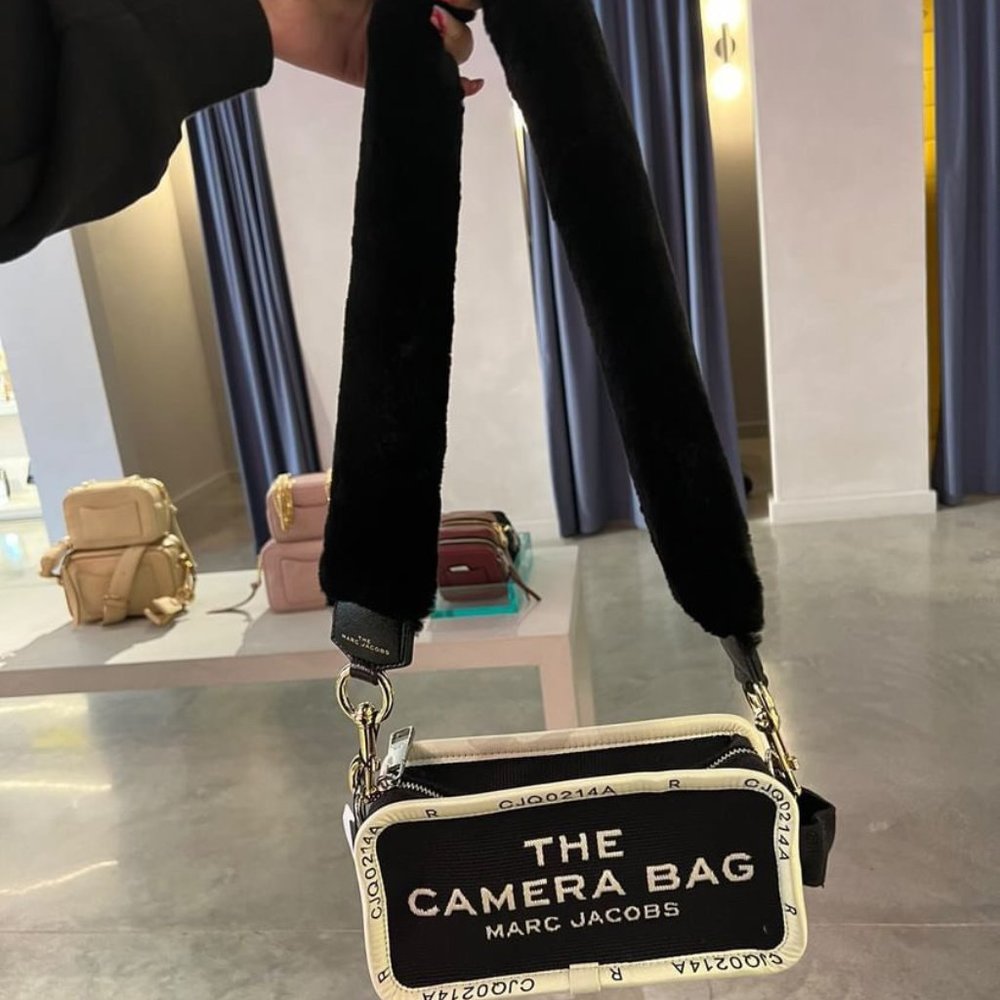 Marc Jacobs The Jacquard Camera Bag Black